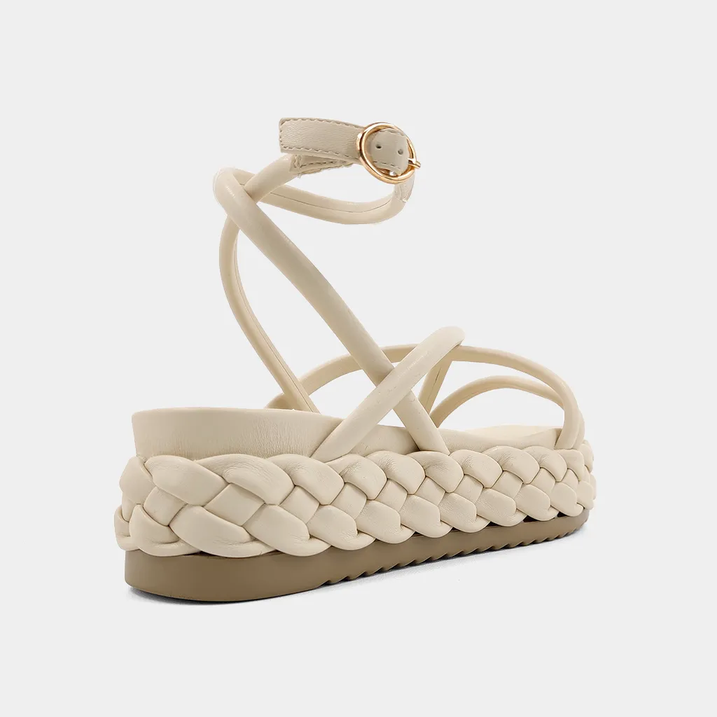 Lilith Sandal in Bone