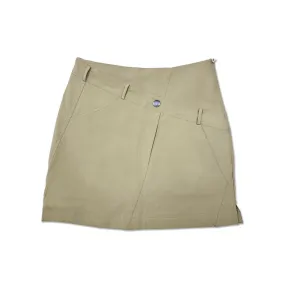 Loveland Diagonal Belt Golf Skort-Khaki