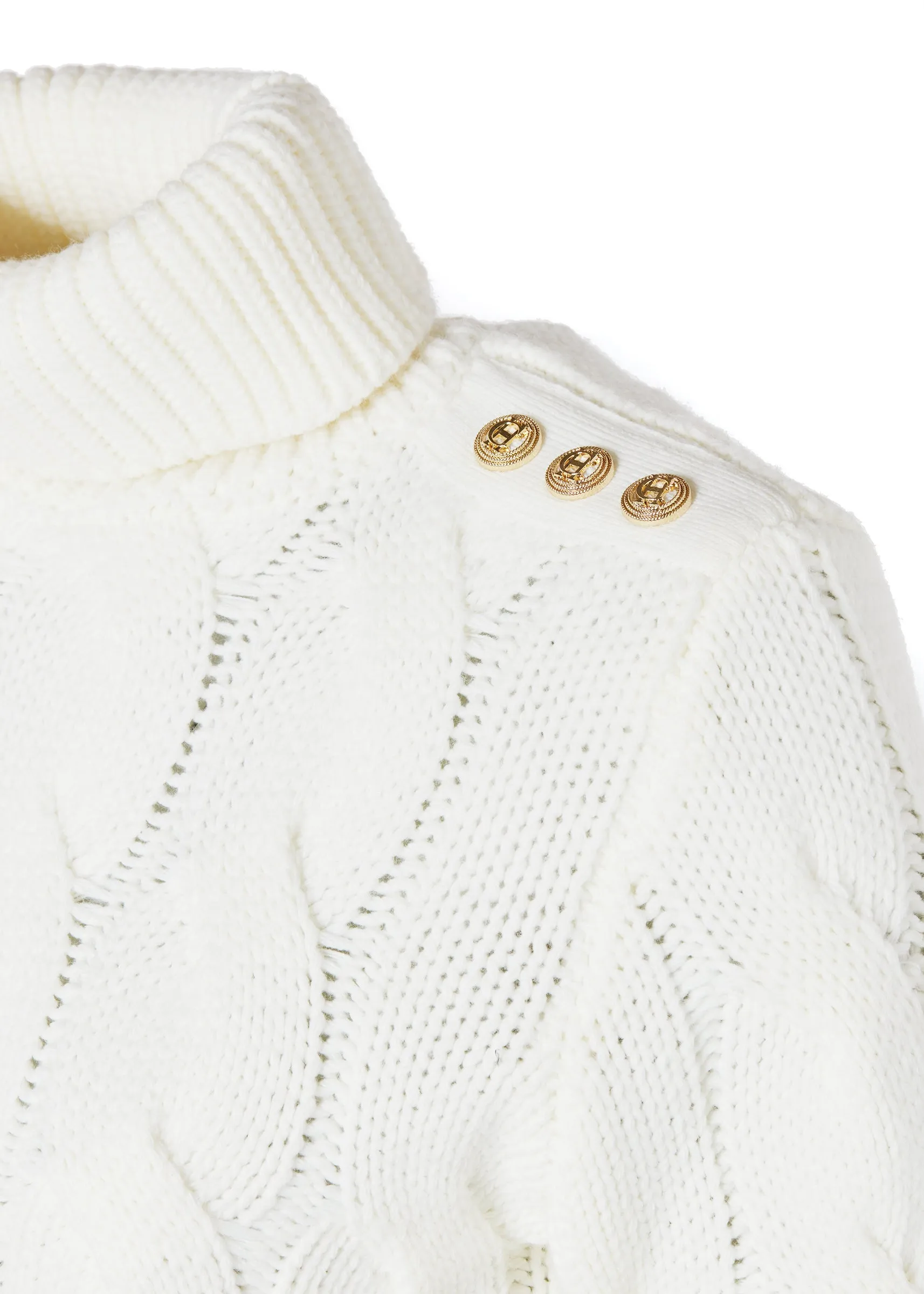 Lucia Roll Neck Knit (Natural)