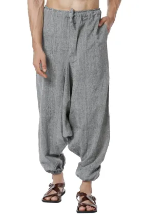 Men's Harem Pants | Grey | Fits Waist Size 28" to 36"