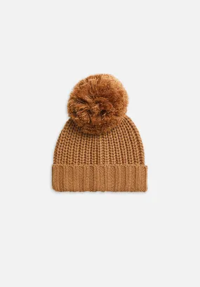 Miann & Co - Chunky Knit Beanie - Caramel