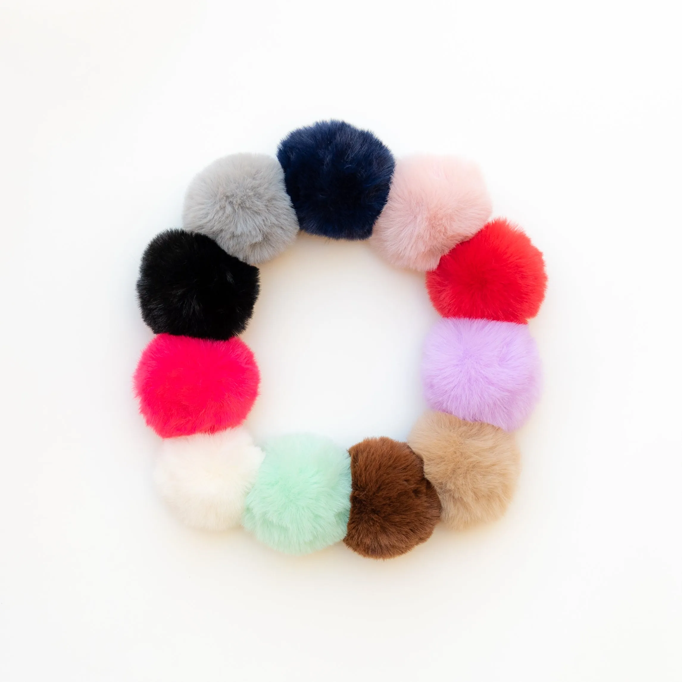 Mini Pom-Poms - Faux