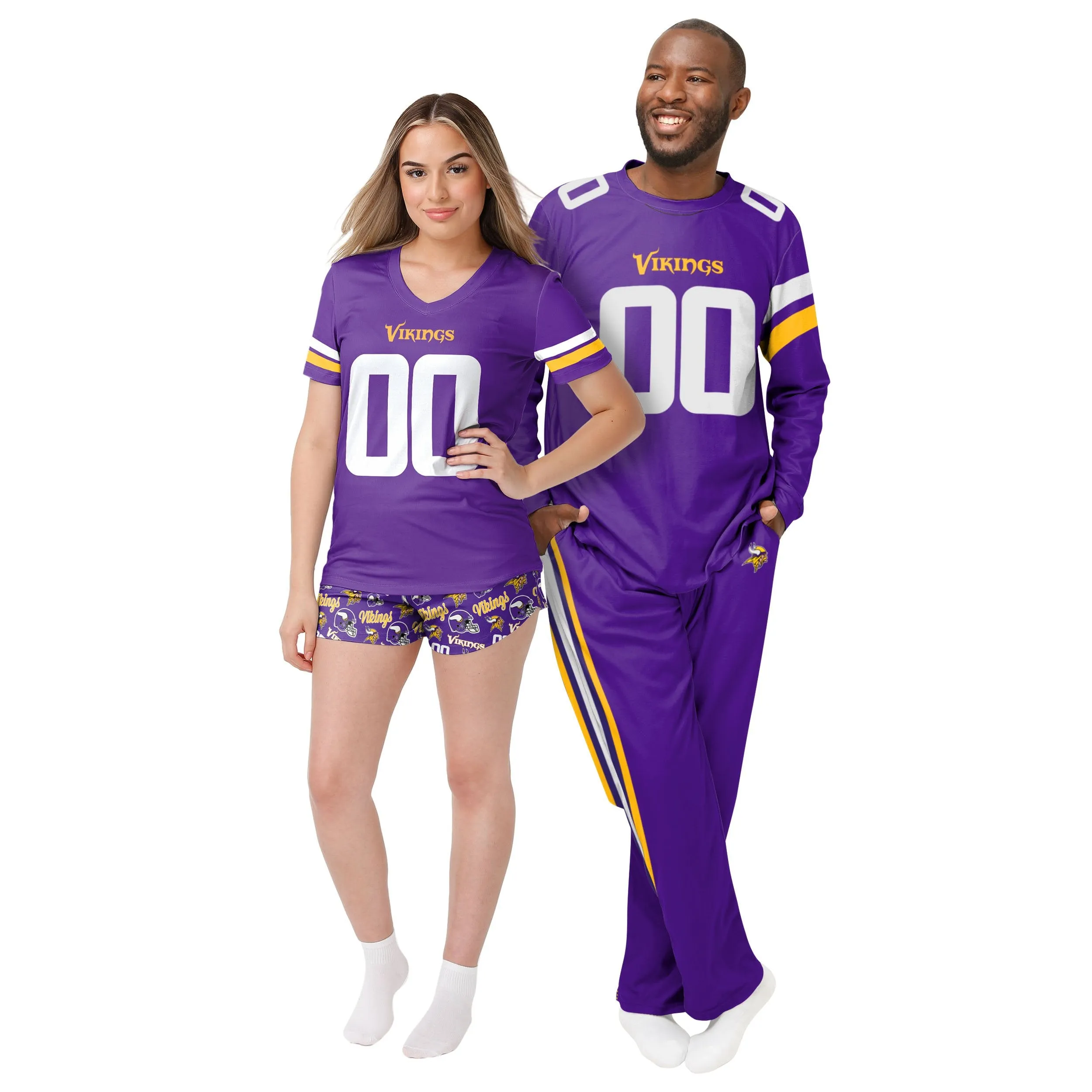 Minnesota Vikings NFL Mens Gameday Ready Pajama Set