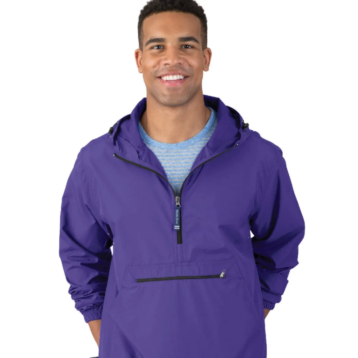 MONOGRAM PURPLE  RAIN PULLOVER ADULT