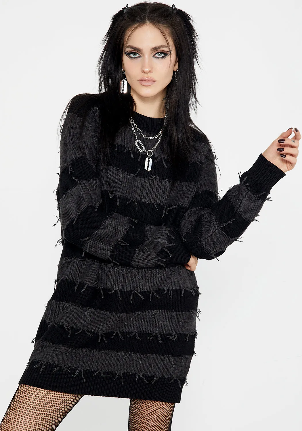 Nancy Stripe Oversized Jumper