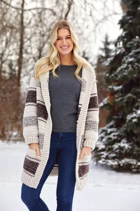 Naturally Stripes Cardigan