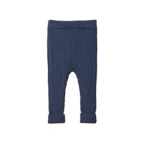 NATURE BABY LOUI PANTS COTTON KNIT VINTAGE INDIGO