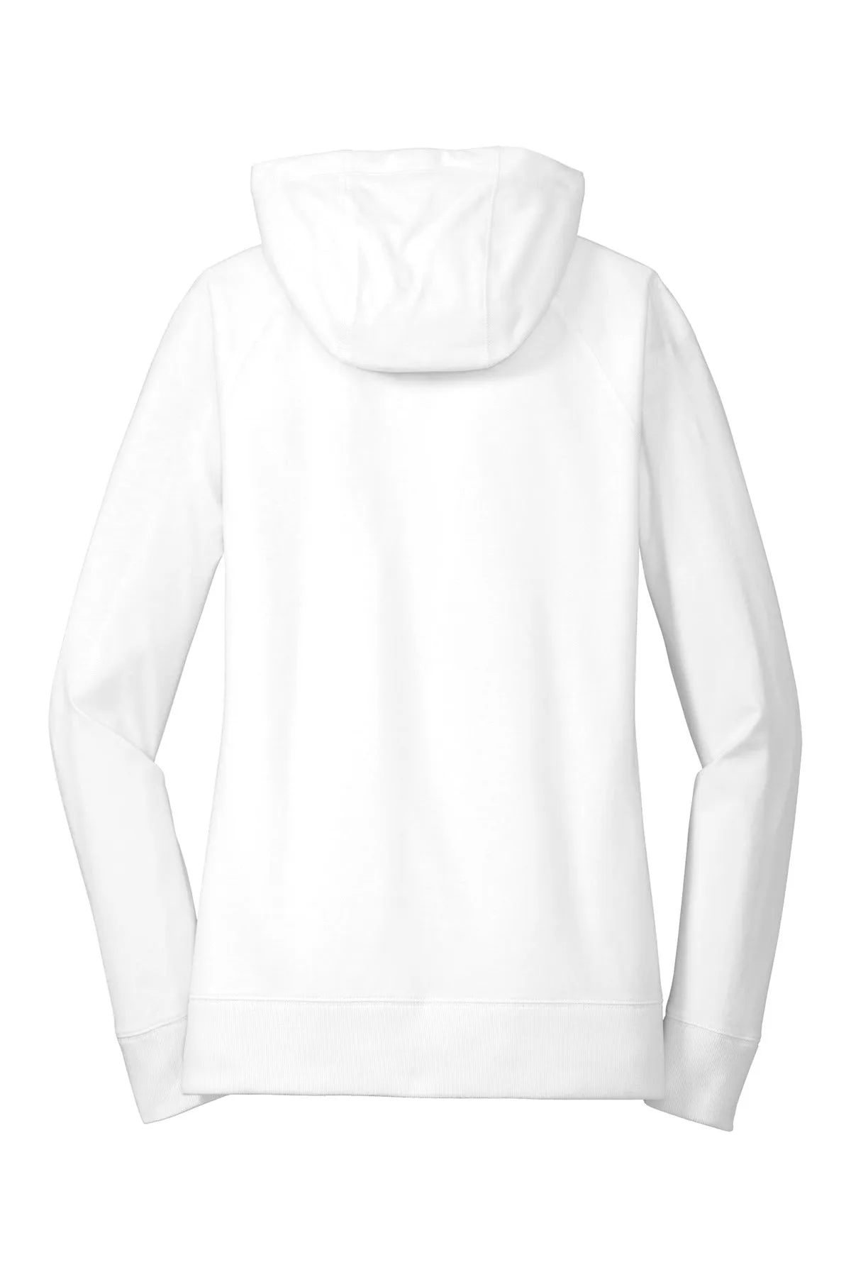 New Era Ladies Sueded Cotton Blend Full-Zip Hoodie. LNEA122