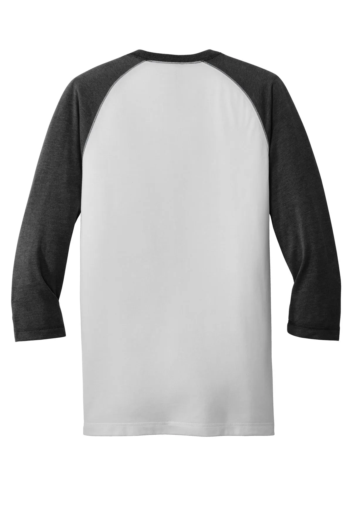 New Era Sueded Cotton Blend 3/4-Sleeve Baseball Raglan Tee. NEA121