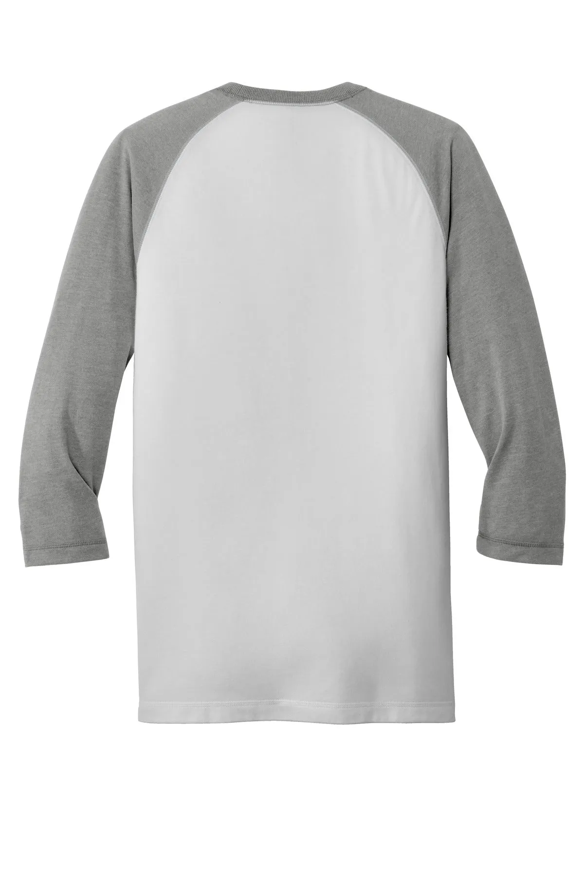 New Era Sueded Cotton Blend 3/4-Sleeve Baseball Raglan Tee. NEA121