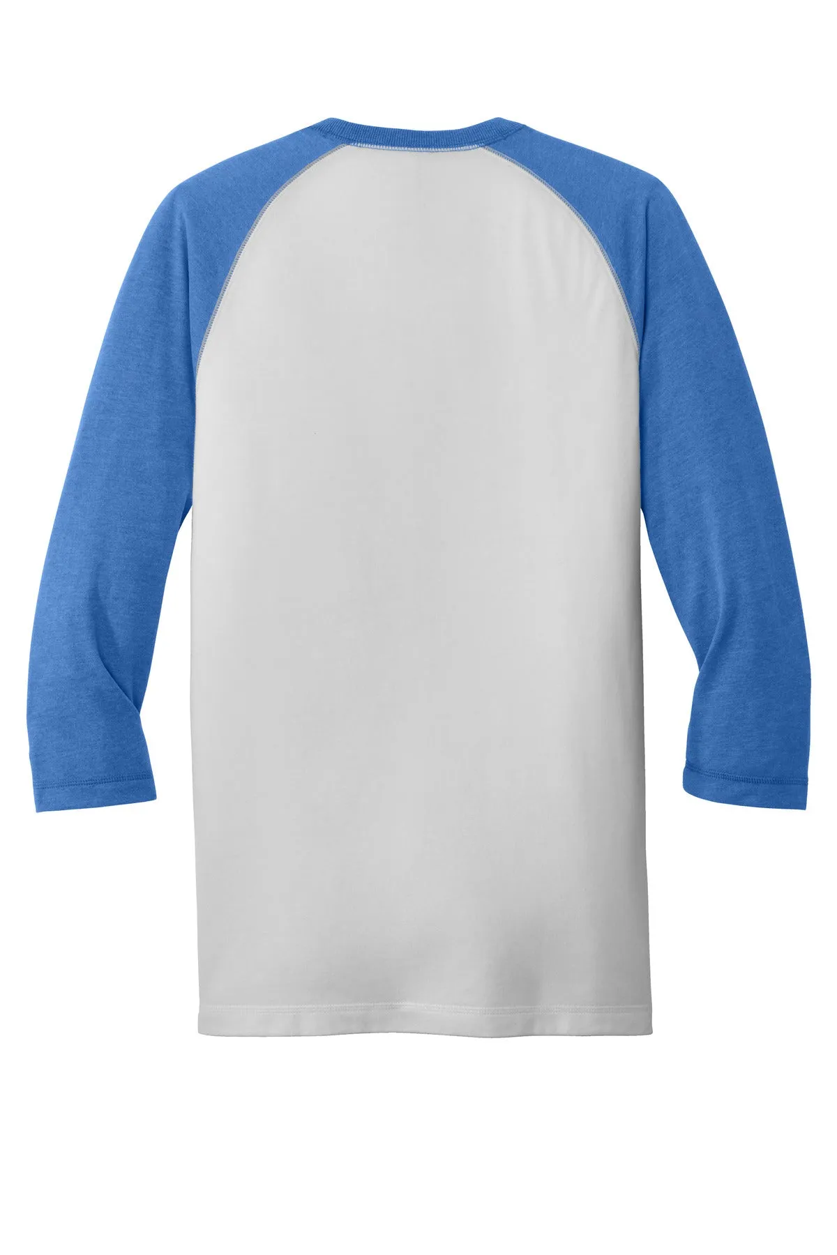 New Era Sueded Cotton Blend 3/4-Sleeve Baseball Raglan Tee. NEA121