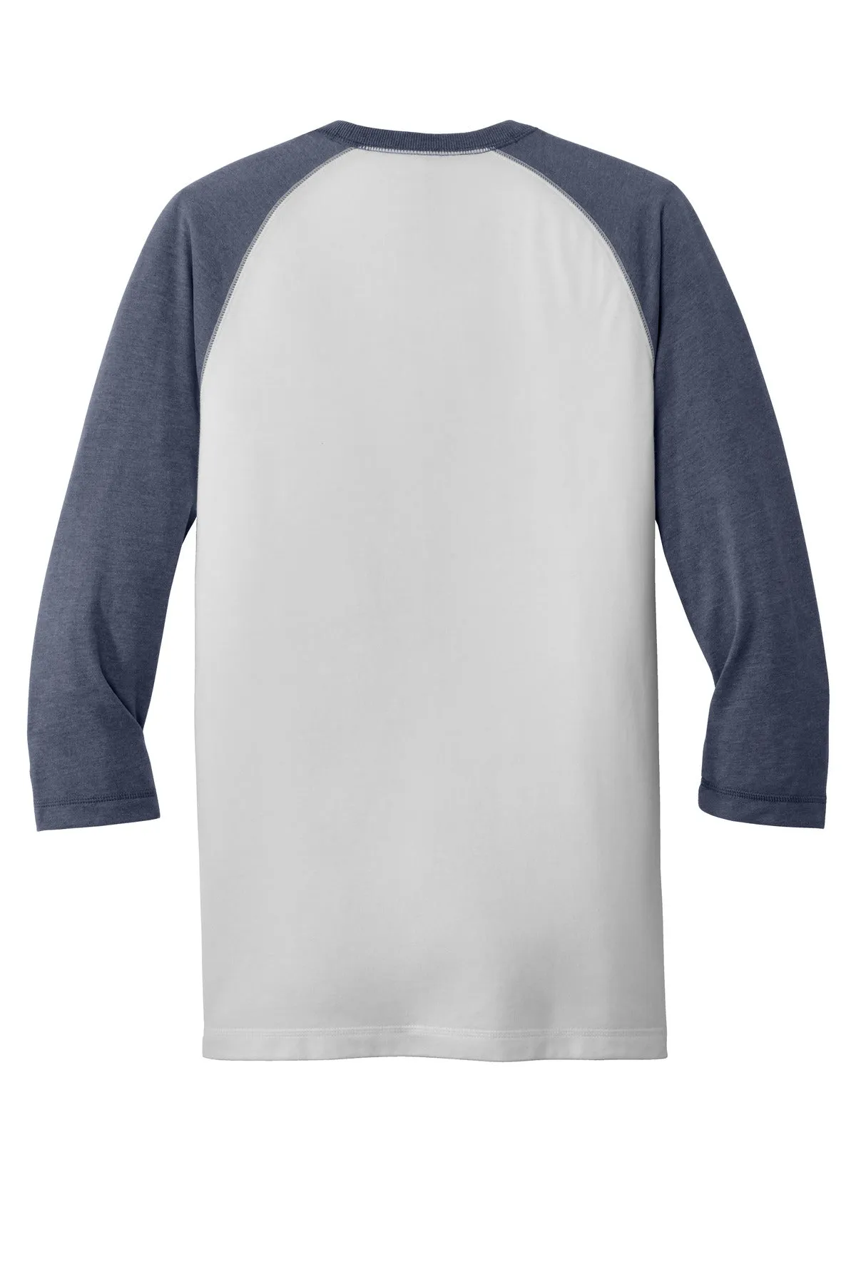 New Era Sueded Cotton Blend 3/4-Sleeve Baseball Raglan Tee. NEA121