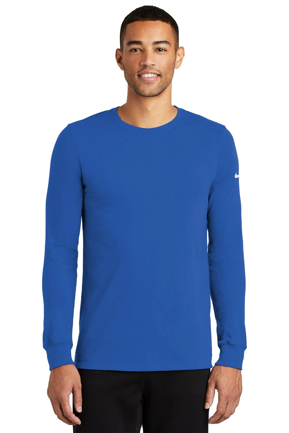 Nike Dri-FIT Long Sleeve Custom Tees, Rush Blue