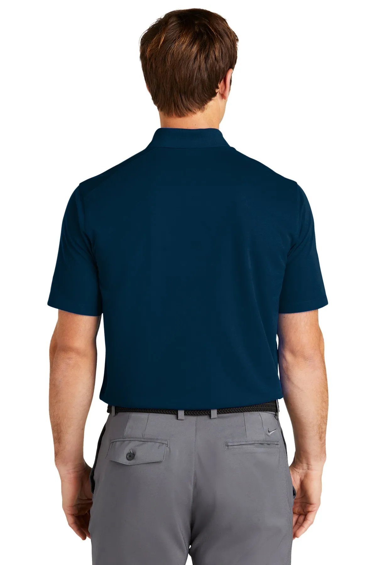 Nike Dri-FIT Micro Pique Custom Pocket Polos, Navy