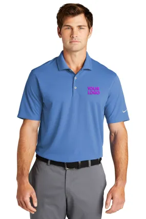 Nike Dri-FIT Micro Pique Customized Polos, Valor Blue