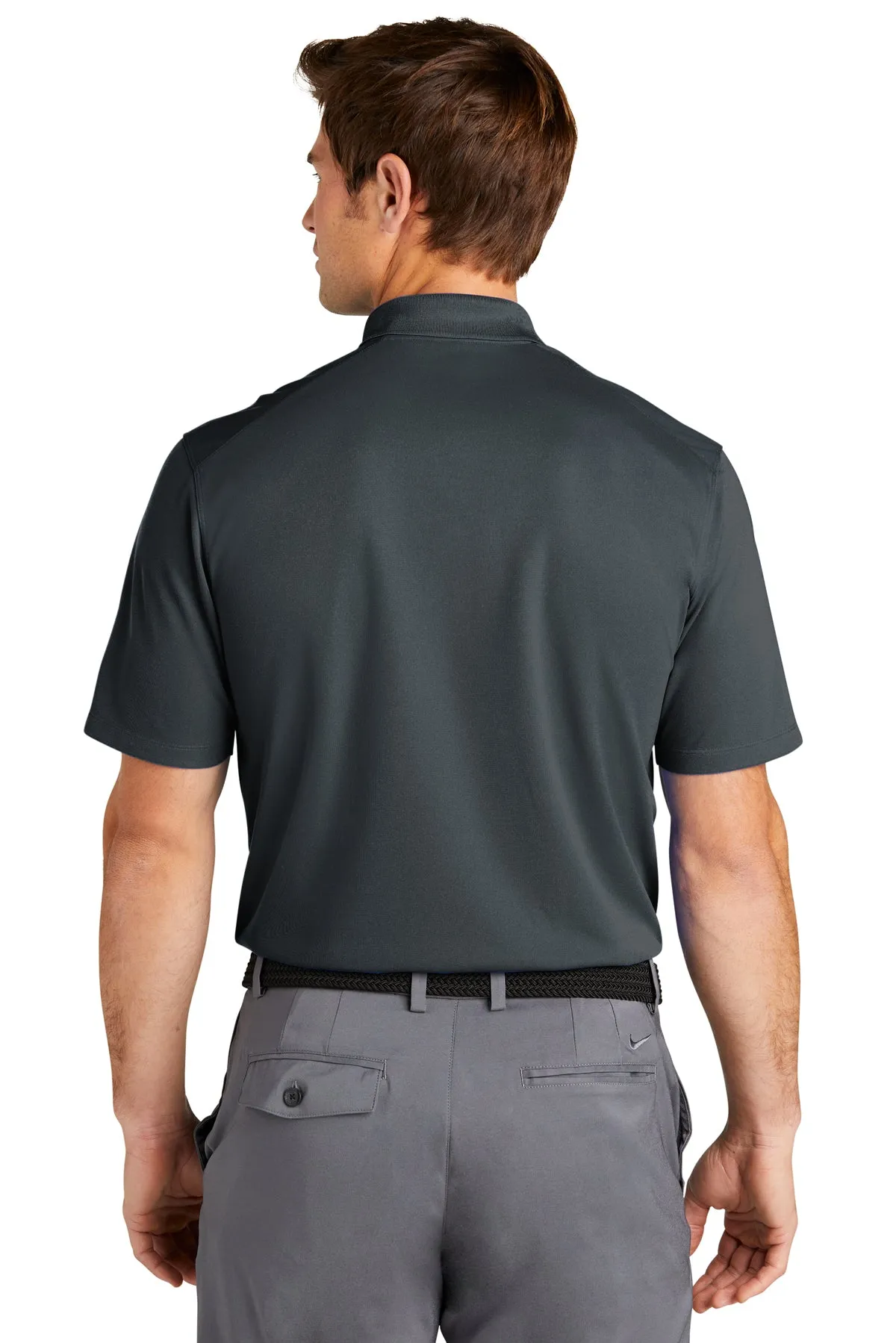 Nike Dri-FIT Micro Pique Customized Tall Polos, Anthracite