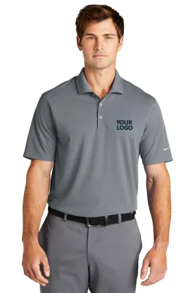 Nike Dri-FIT Micro Pique Customized Tall Polos, Cool Grey