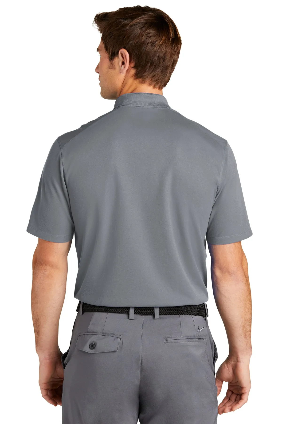 Nike Dri-FIT Micro Pique Customized Tall Polos, Cool Grey