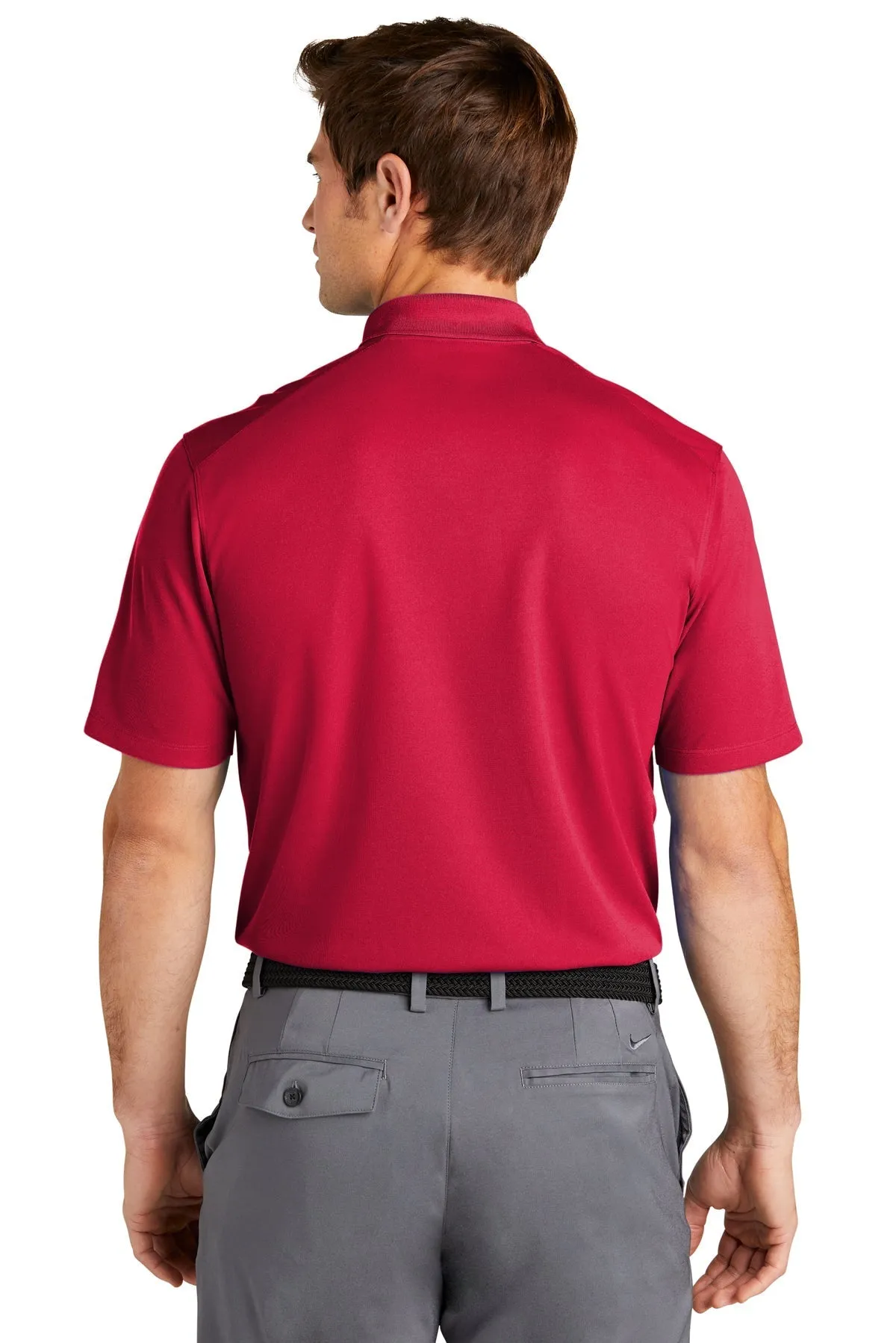 Nike Dri-FIT Micro Pique Customized Tall Polos, University Red