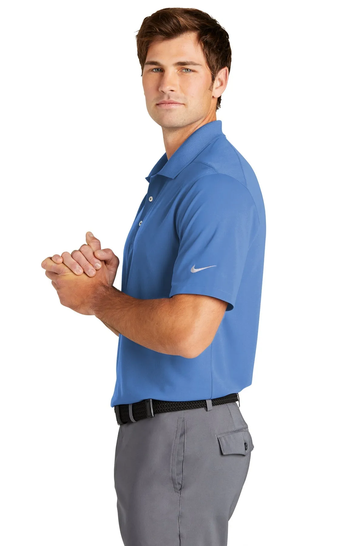 Nike Dri-FIT Micro Pique Customized Tall Polos, Valor Blue