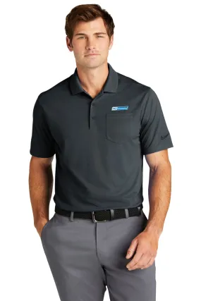 Nike Dri-FIT Micro Pique Pocket Polo, Anthracite [ME Elecmetal]