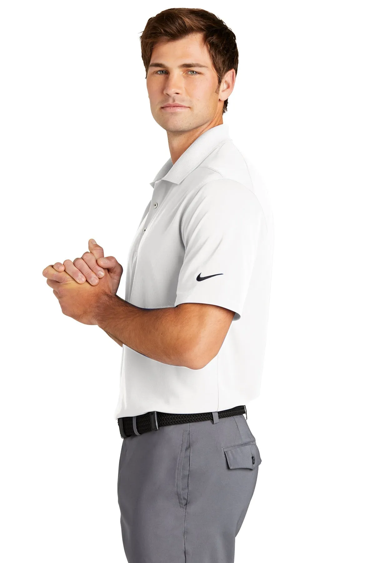 Nike Dri-FIT Polo, White [Anheuser Busch (Budweiser)]