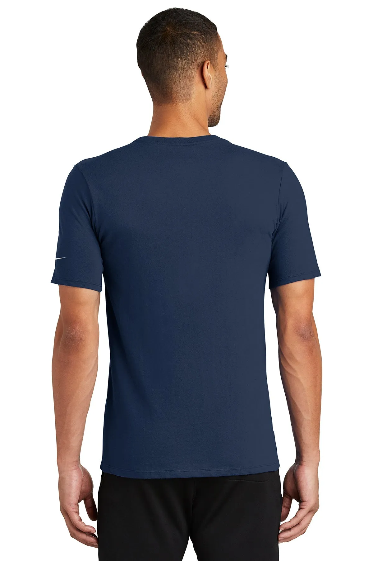 Nike DriFIT Cotton Poly Custom Tees, College Navy