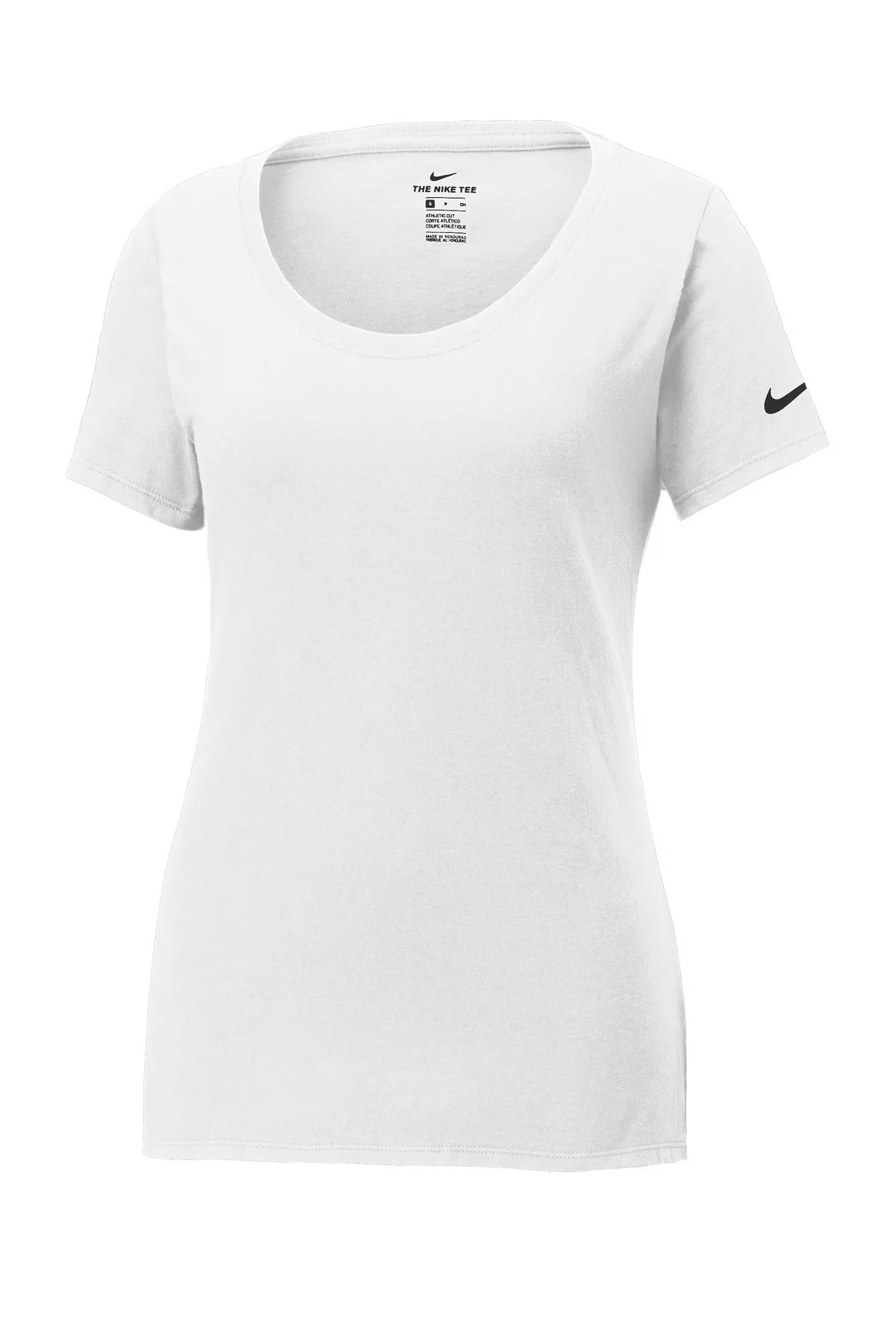 Nike Ladies Dri-FIT Cotton/Poly Scoop Neck Tee. NKBQ5234