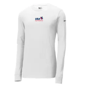 Nike USAG Dri-FIT Cotton/Poly Long Sleeve Tee (NKBQ5230)