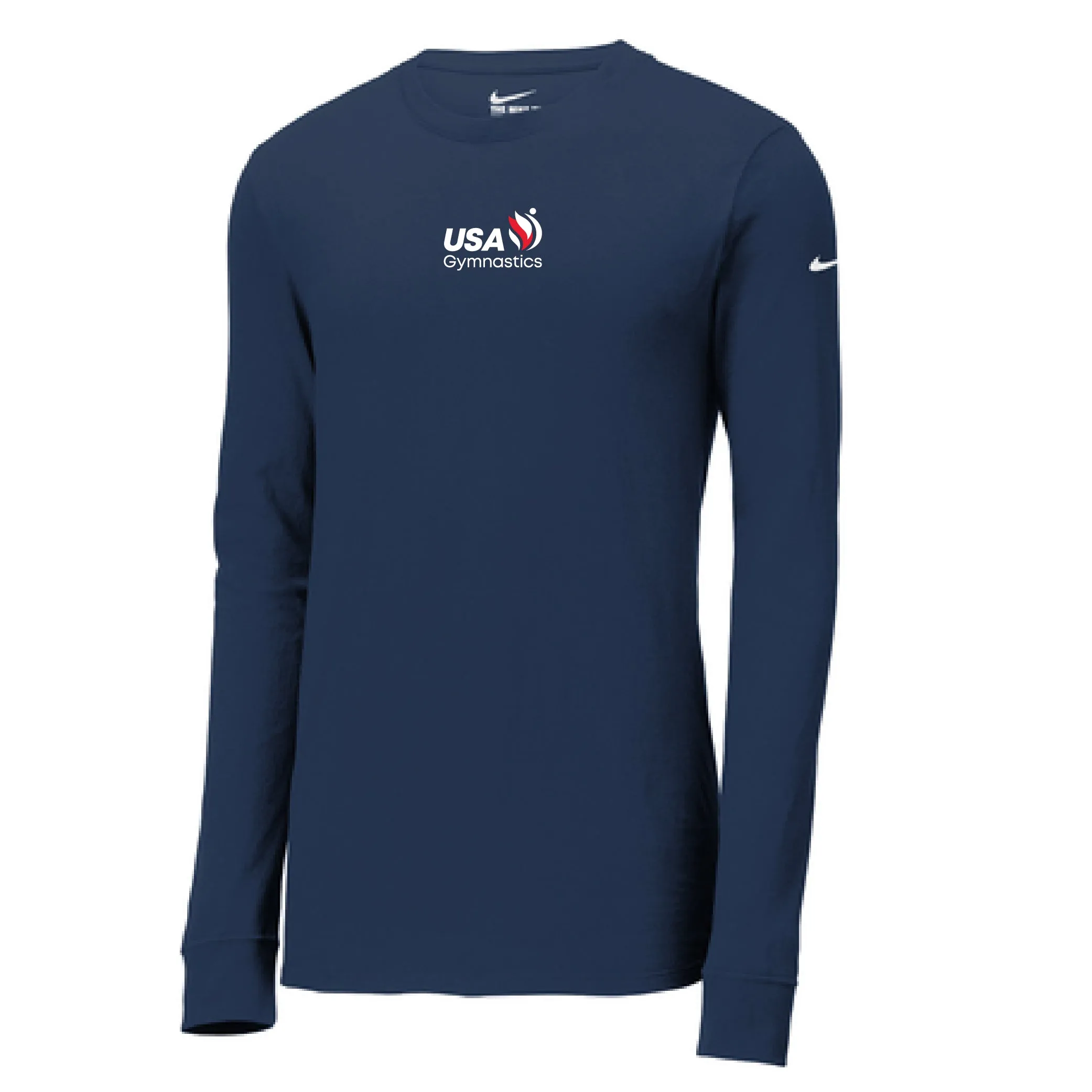 Nike USAG Dri-FIT Cotton/Poly Long Sleeve Tee (NKBQ5230)