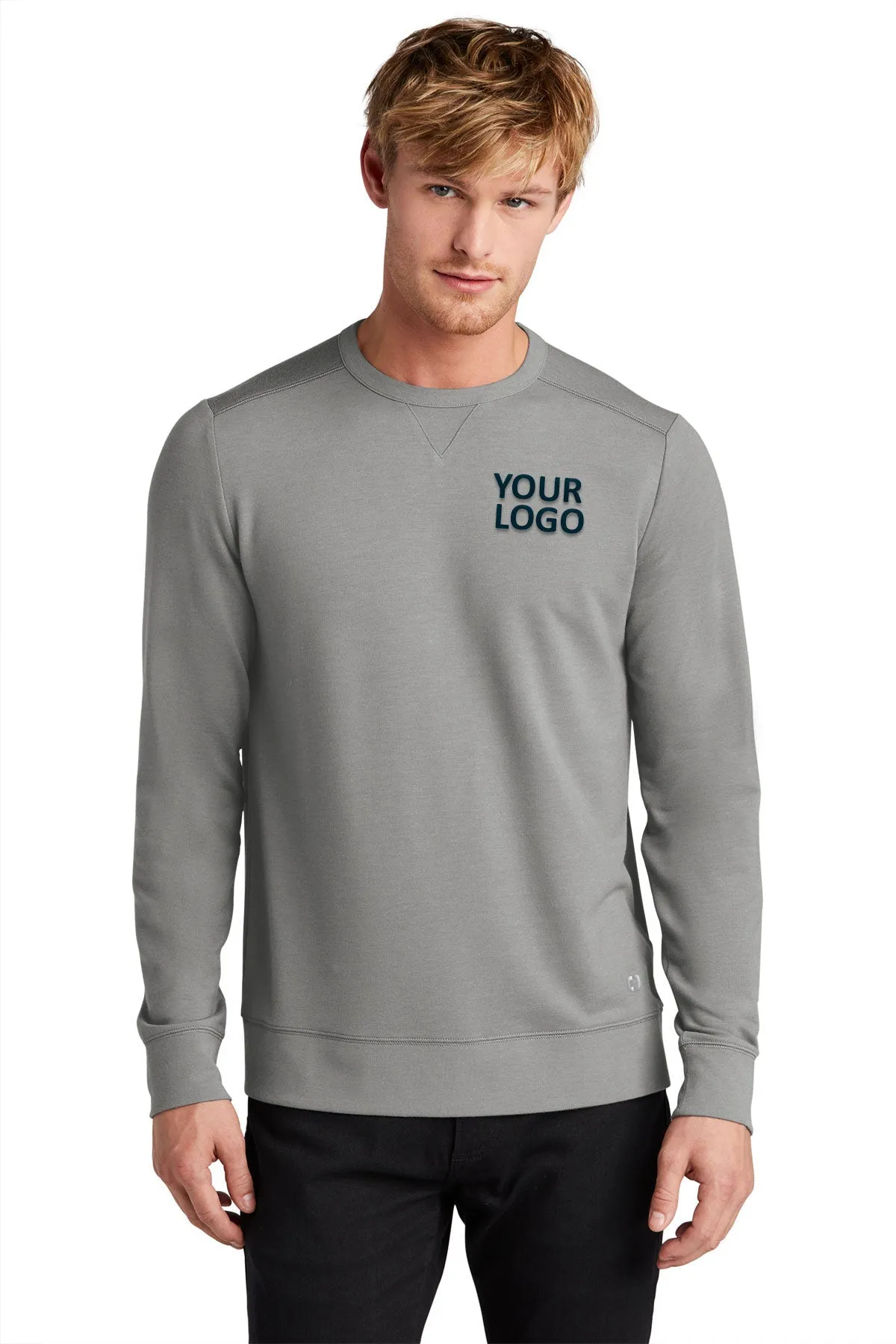 OGIO Luuma Flex Custom Crewnecks, Petrol Grey