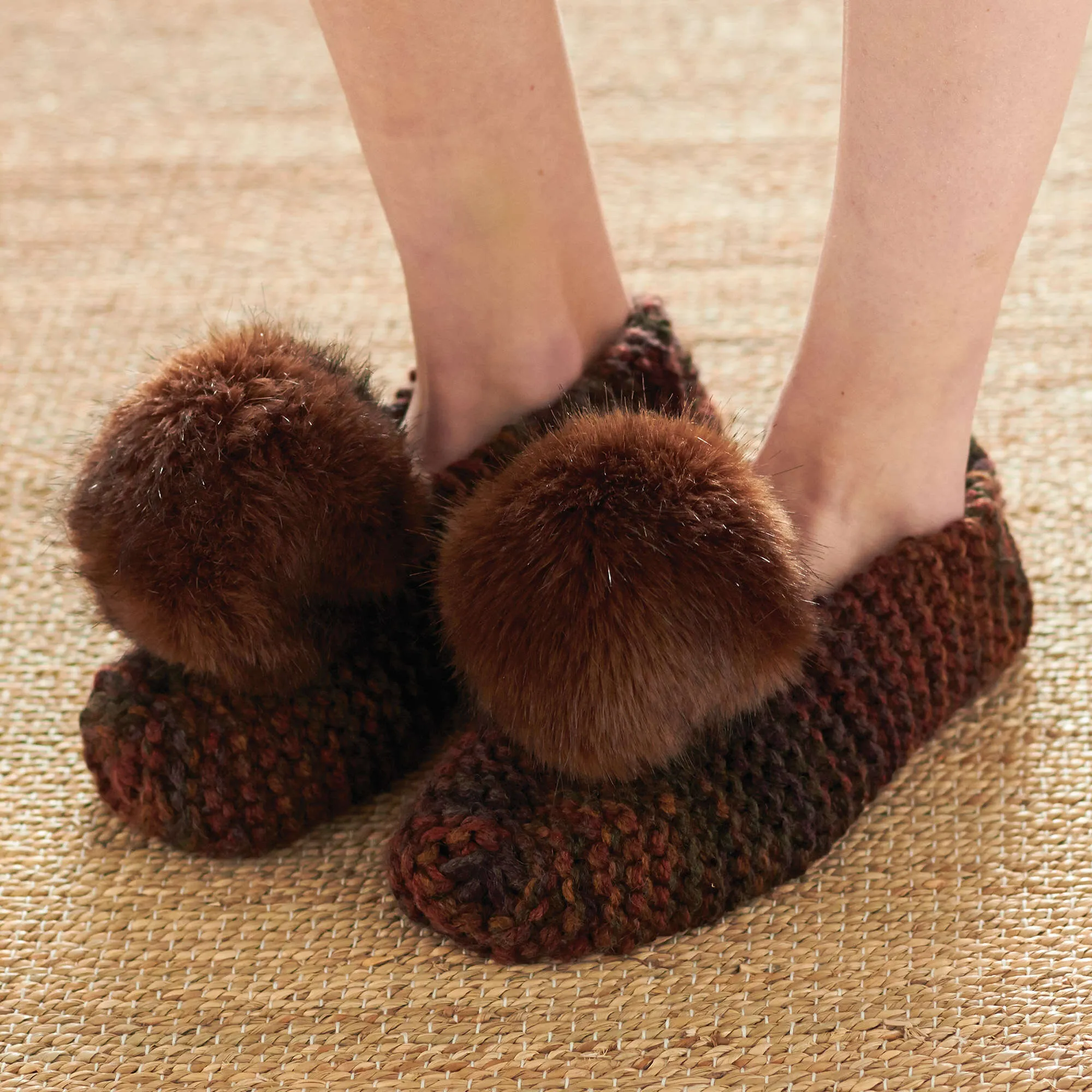 Patons Knit Basic Chunky Slippers