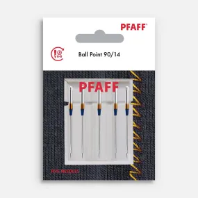 PFAFF® Ball Point Needles Size 90/14 5-Pack