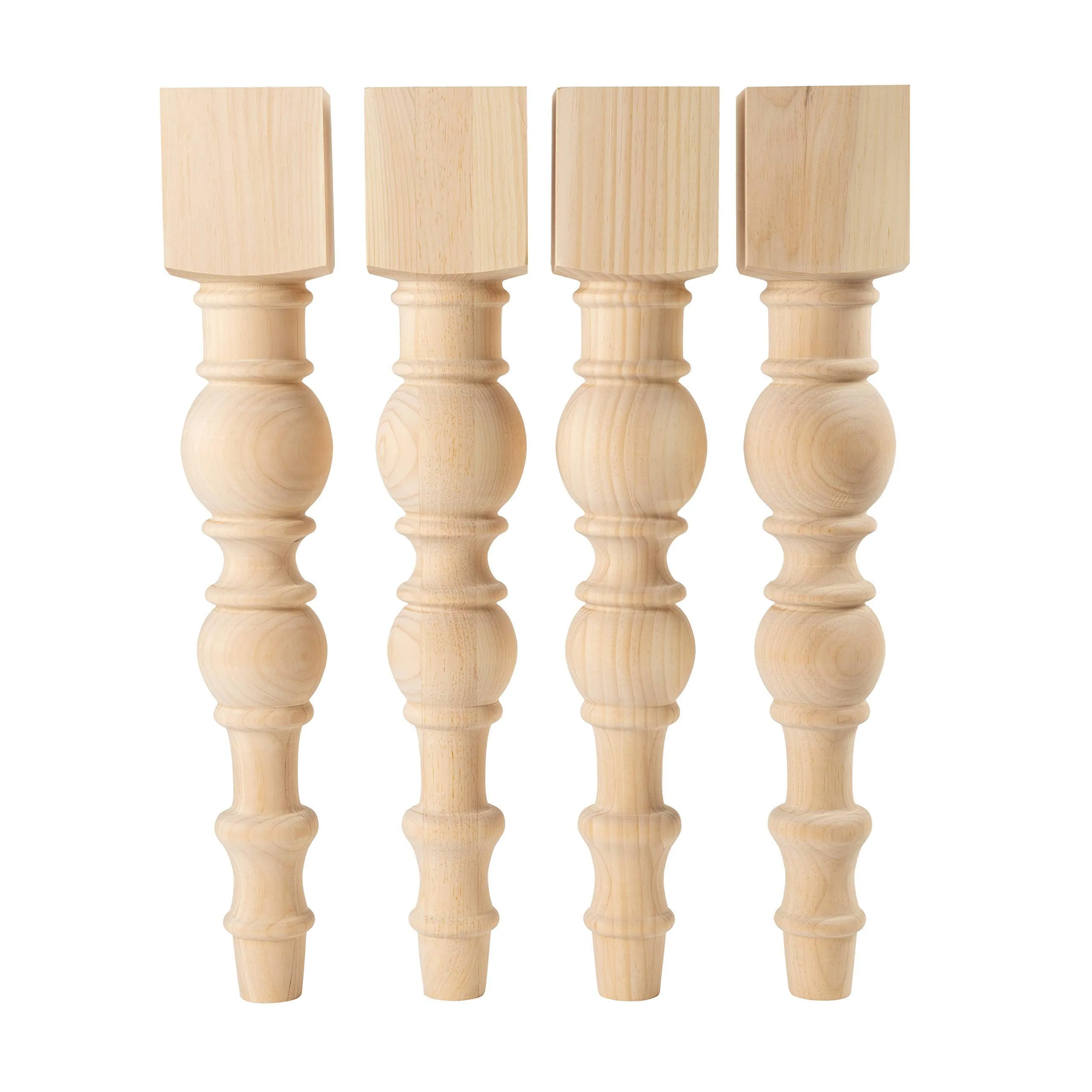 Pine Modern Chunky Farmhouse Dining Legs - 5" x 29"