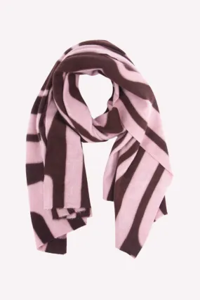 Pink Geometric Scarf