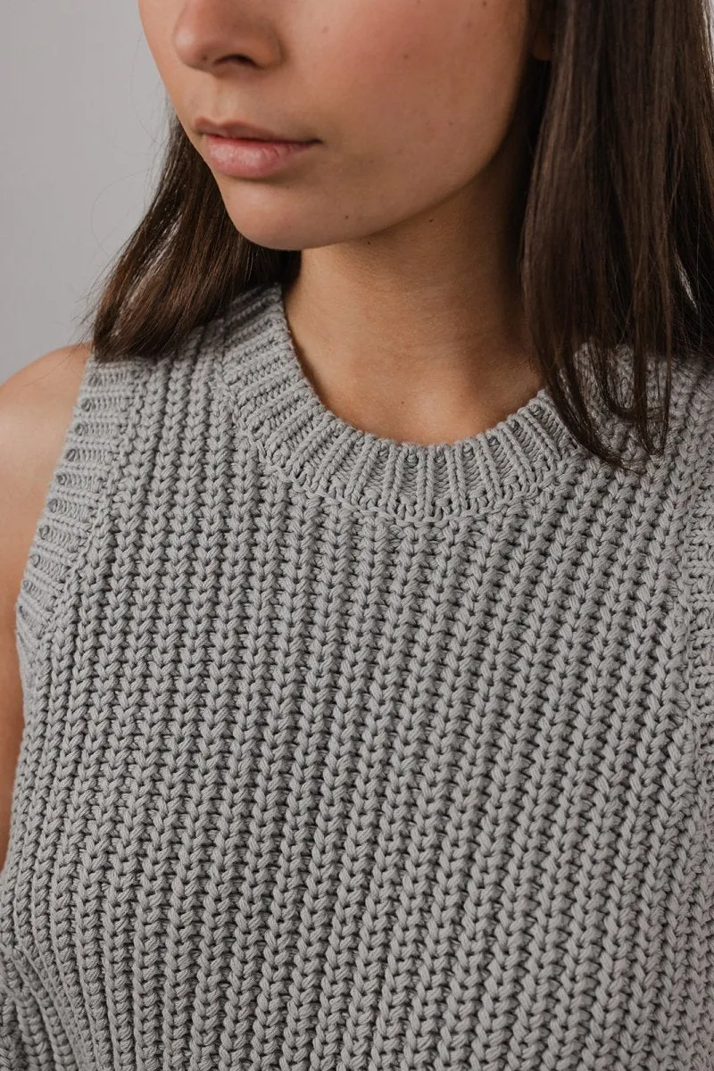 Polly Chunky Cotton Knit Vest