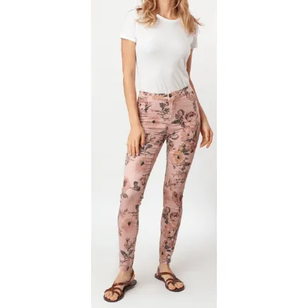 PT Floral print skinny jeans