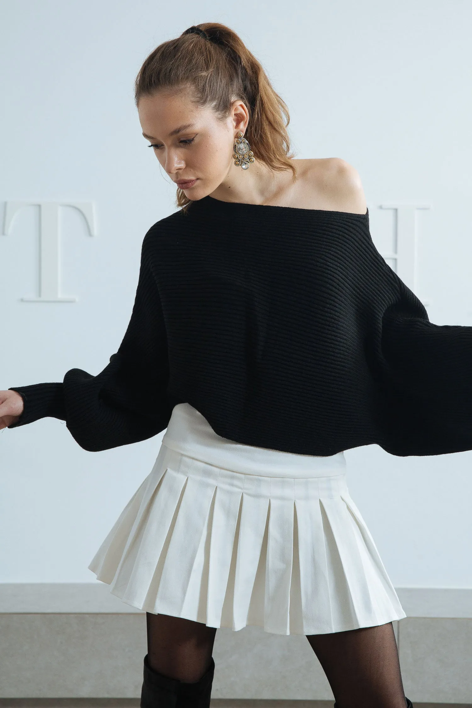 Puffed Sleeves Pullover - Mitcha Label