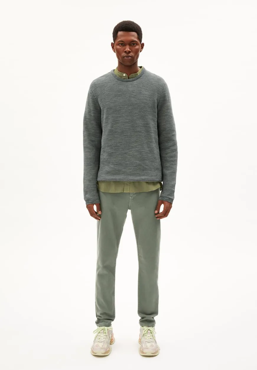 Pullover TOLAA space steel-grey green | ARMEDANGELS