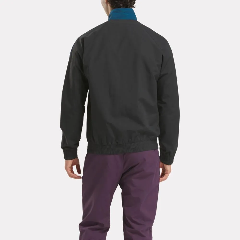 Reebok Apparel Men Classics Vector Track Jacket BLACK/MIDNIGHT PLUM