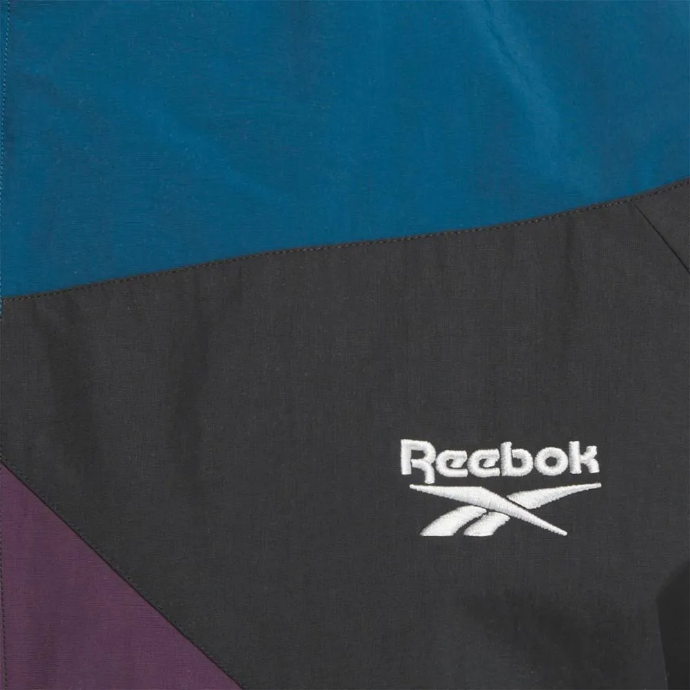 Reebok Apparel Men Classics Vector Track Jacket BLACK/MIDNIGHT PLUM