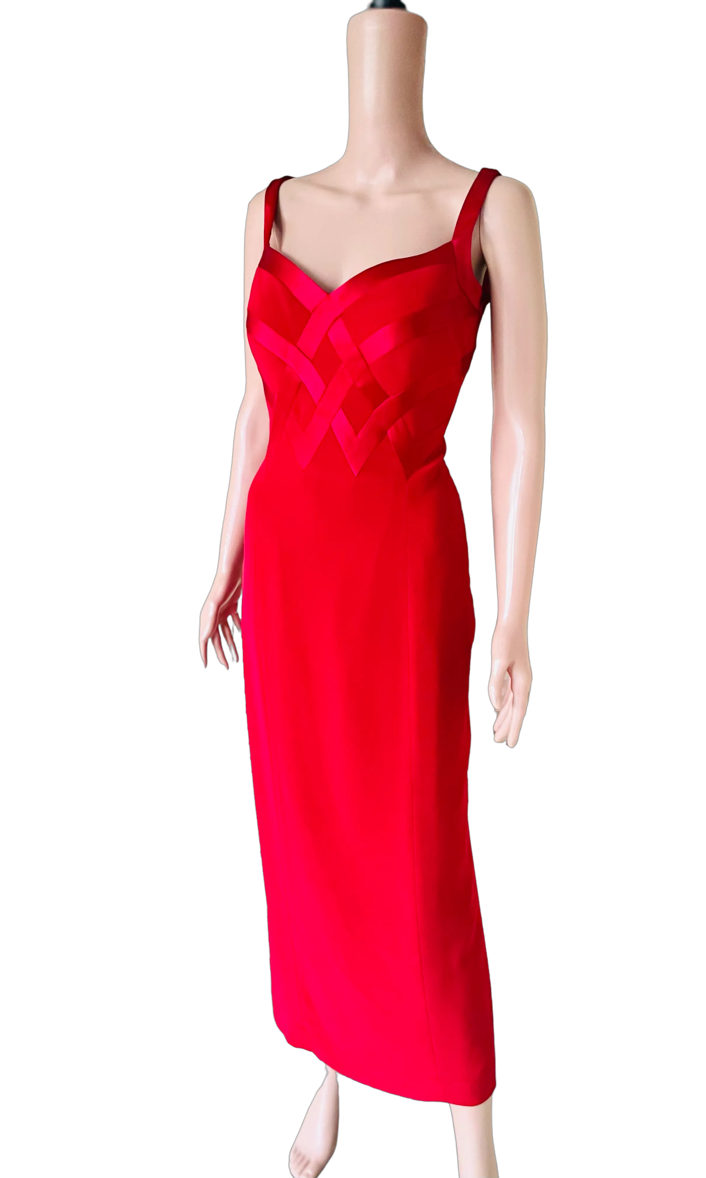 RENT Vintage Red Cocktail Dress