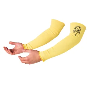 Revco KS-18-YL 18" Yellow DuPont™ Kevlar® Knit A3 Cut-Resistant Sleeves (1 Pair)