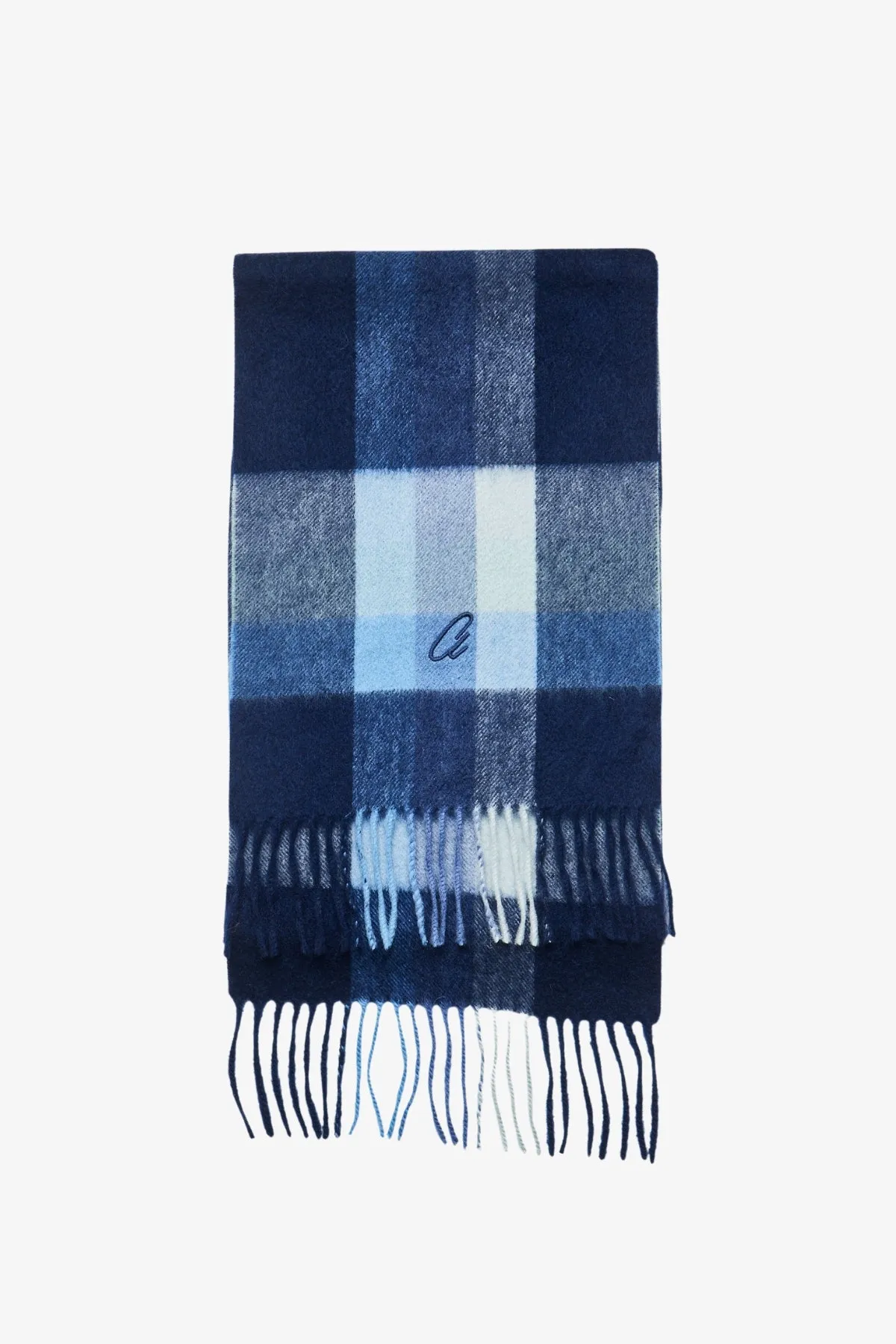 Scarf - Cashmere Blue Check