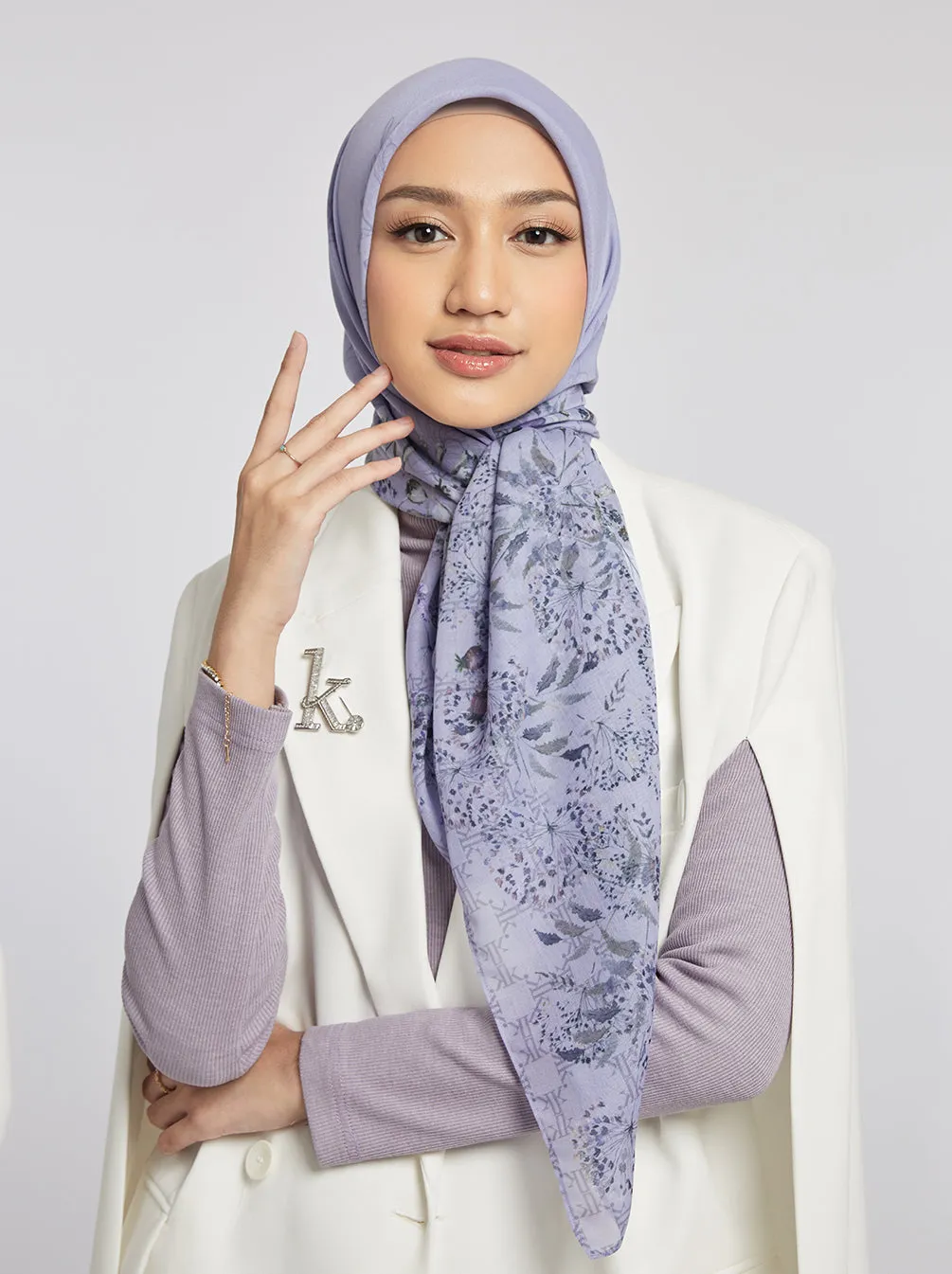 SENARA SIGNATURE SCARF FAIRY LAVENDER