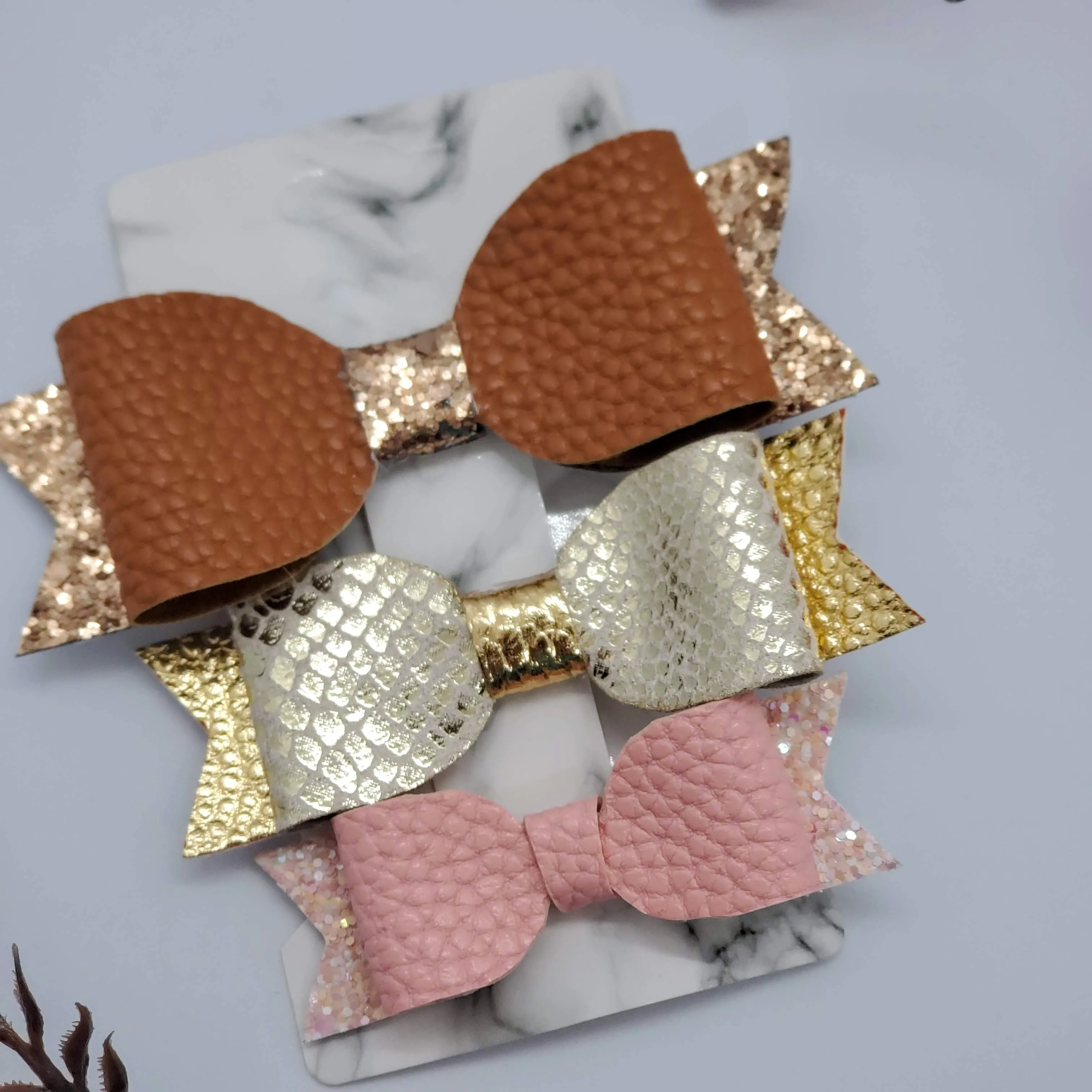 Set of 3 Mini Fancy Bow