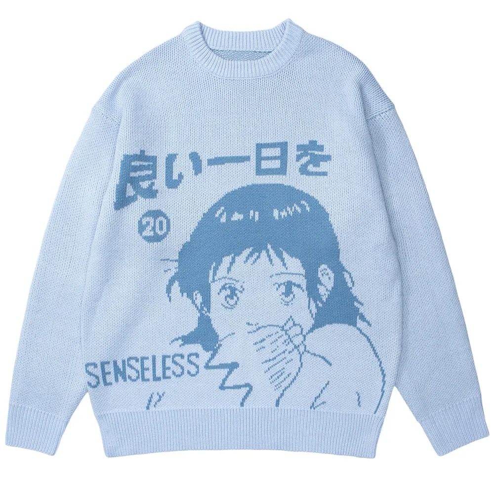 Shinji Enigma Textured Knit Pullover Sweater