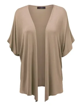 Short Sleeve Kimono Style Cardigan