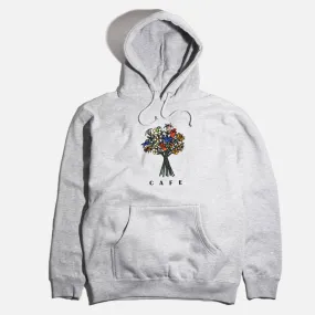 Skateboard Cafe - Bouquet Pullover Hooded Sweatshirt - Heather Grey