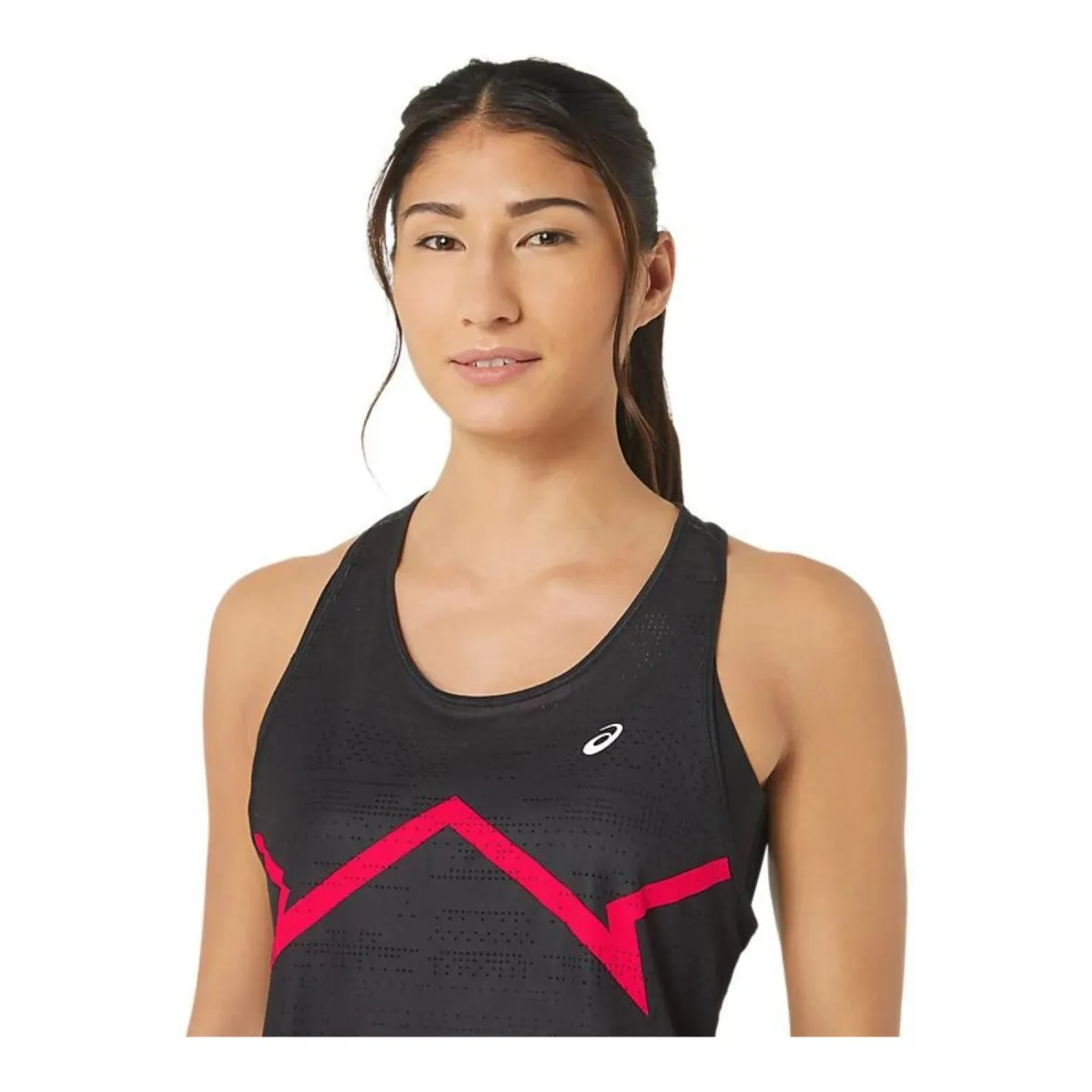 Sleeveless Shirt Asics Ventilate Actibreeze Graphic Tank Black Pink Women's